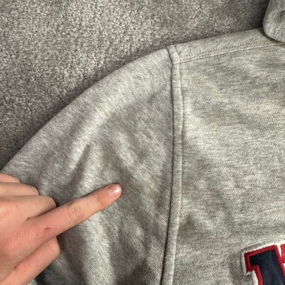 Y2K Nautica Spellout Zip Up Hoodie Size XL Baggy Skater 2000s Grunge - Picture 5 of 8